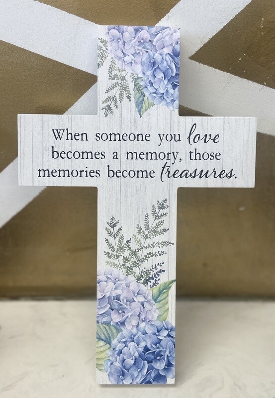 Wall Cross-Sympathy Hydrangeas