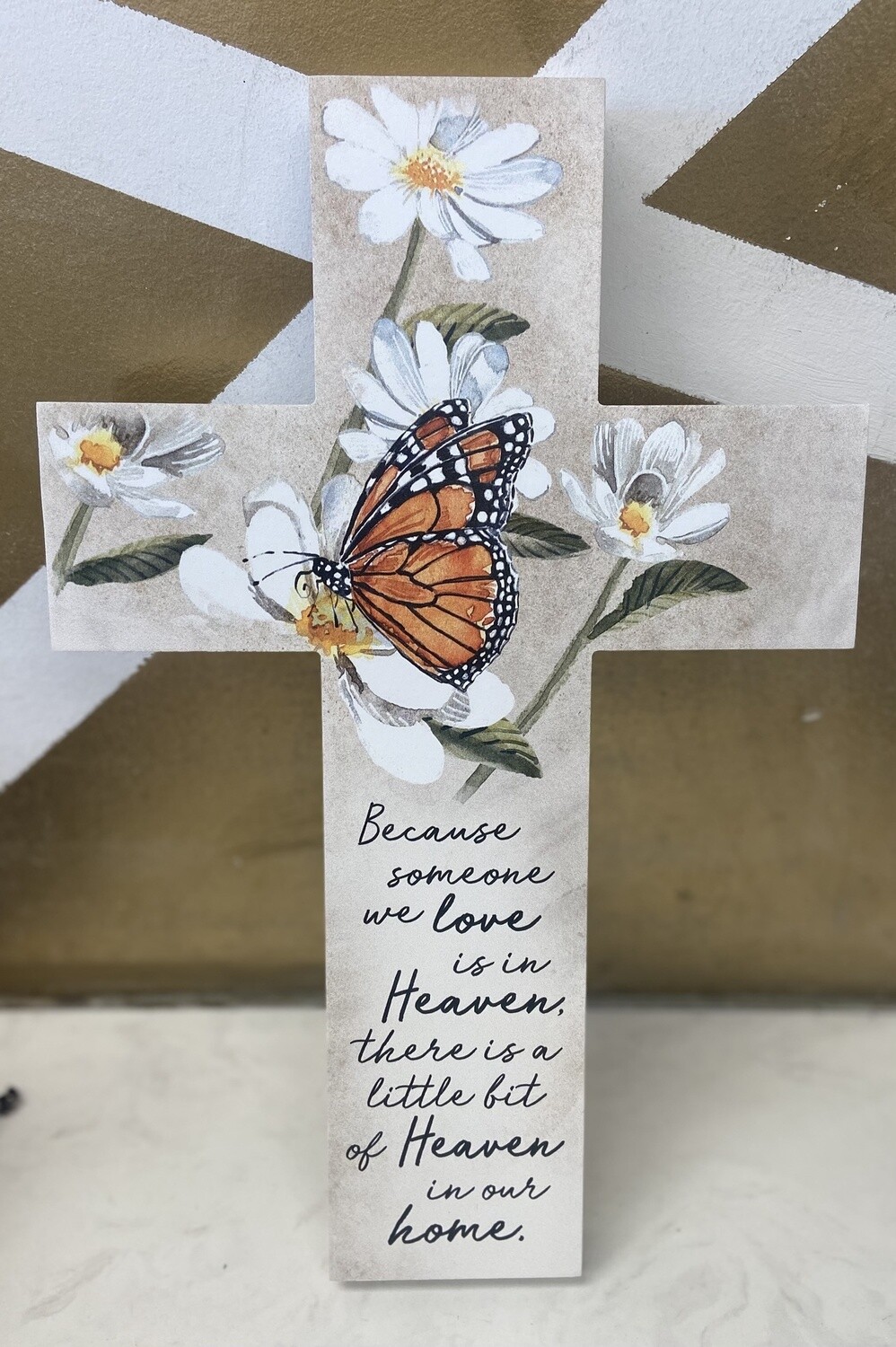 Wall Cross-Butterfly Sympathy
