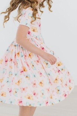 Mila and Rose Butterfly Kisses S/S Twirl Dress