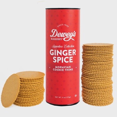 Dewey's Ginger Spice Moravian Cookie Thins