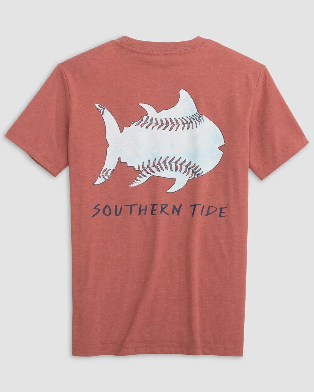 Southern Tide Youth Sketched Baseball Heather T-Shirt