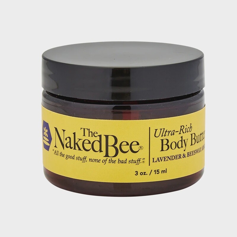 The Naked Bee 3 oz. Lavender &amp; Beeswax Absolute Ultra-Rich Body Butter