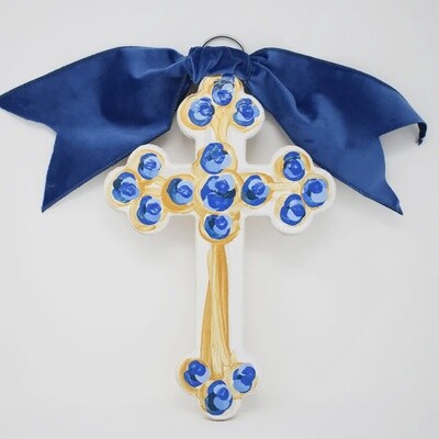 Have Mercy Gifts Blue Hallelujah Cross 6"