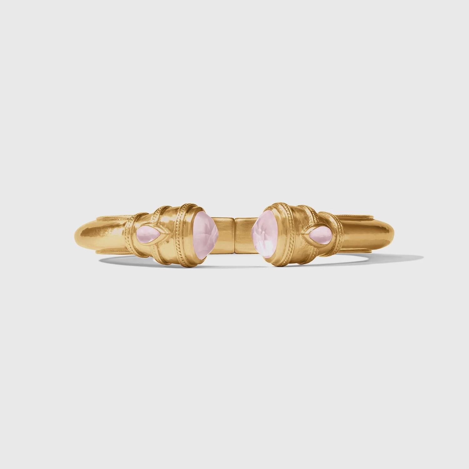 Julie Vos Cannes Demi Hinged Cuff, Size: Regular, color: Iridescent Rose
