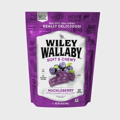 Wiley Wallaby Soft & Chewy Huckleberry Licorice