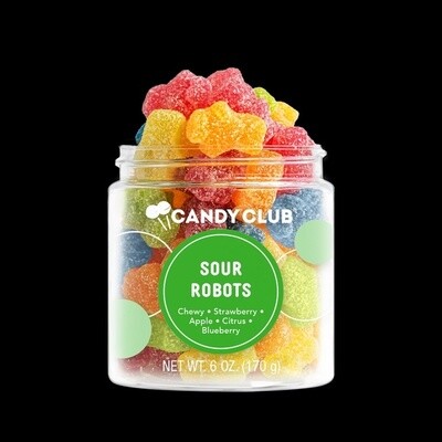 Candy Club Sour Robot Gummies