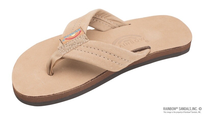 Rainbow Sandals Kids Premier Leather 1&quot; Strap - Sierra Brown