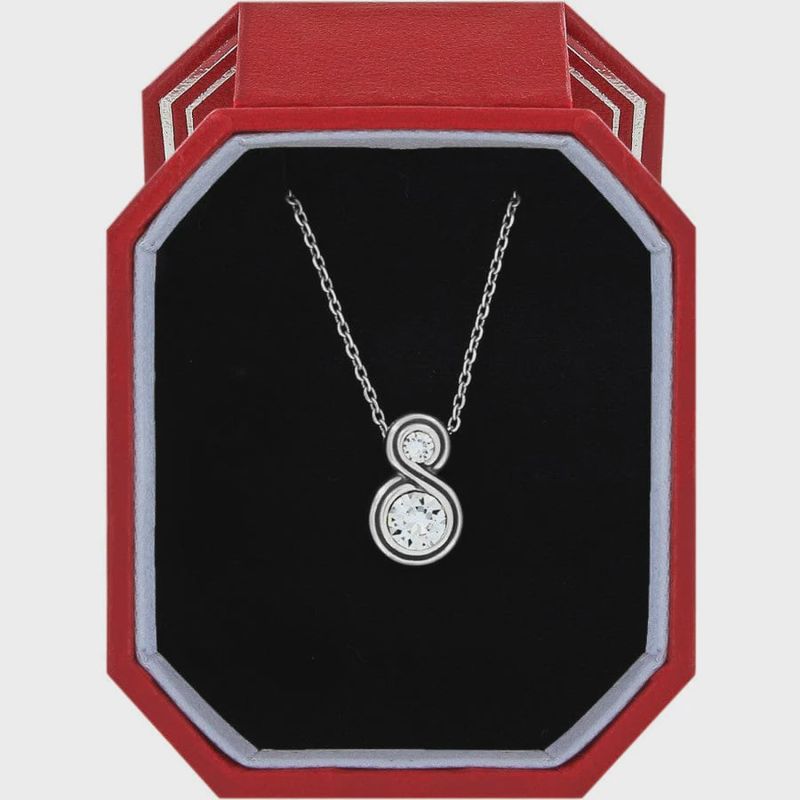 Brighton Infinity Sparkle Petite Necklace Gift Box