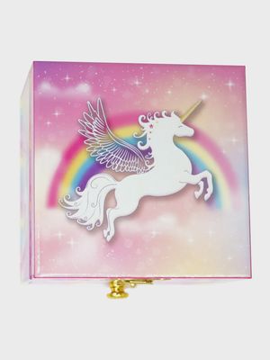 Pink Poppy Unicorn Dreamer Music Box