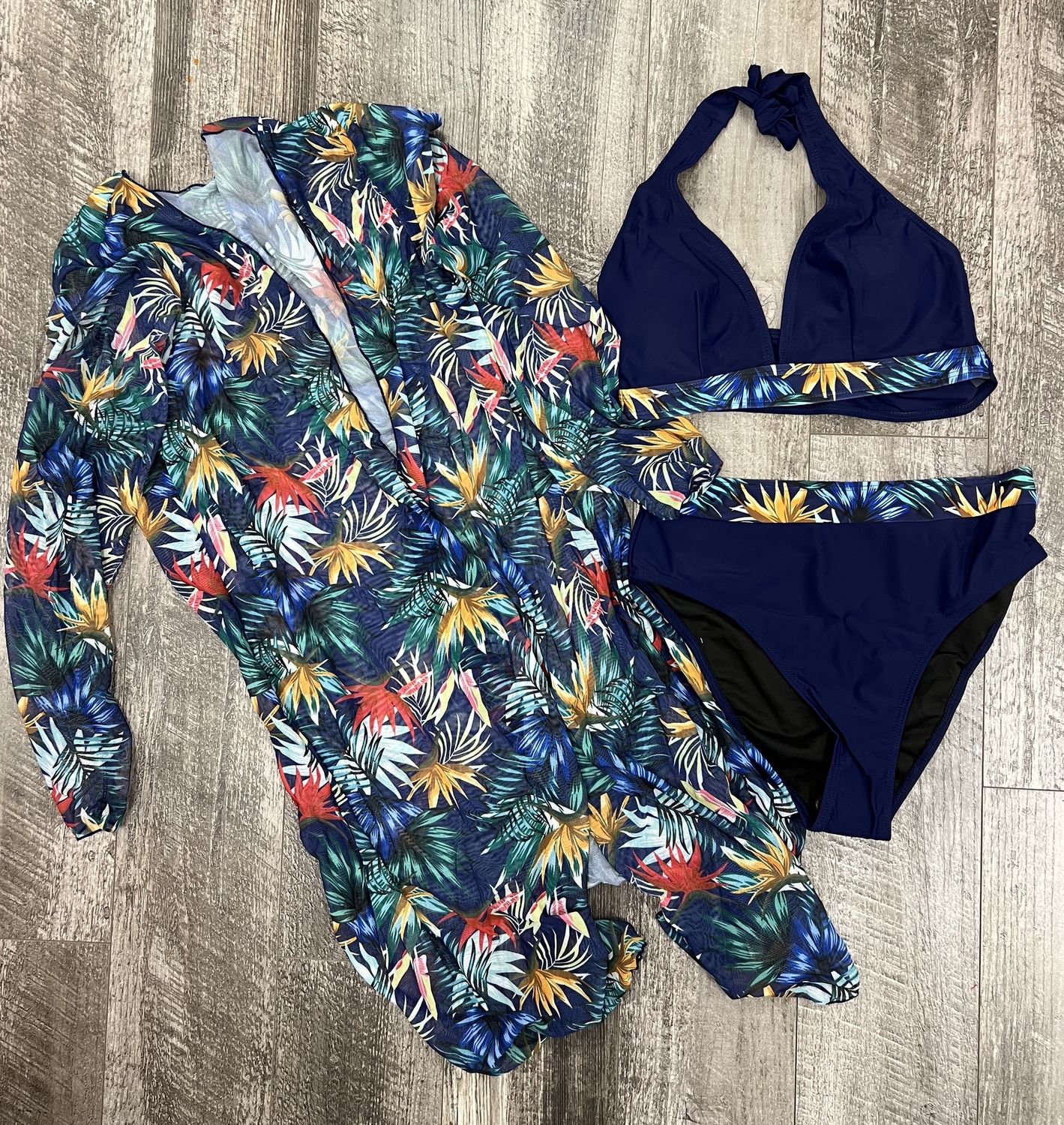 Palm Bikini &amp; Coverup