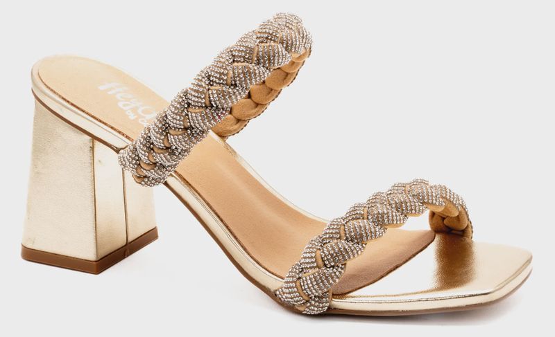 Corkys Gold French Kiss Wedges