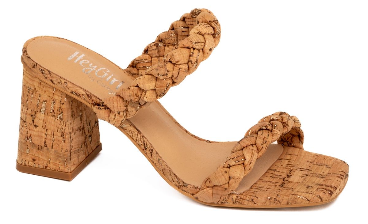 Corkys Glitter Cork French Kiss Wedges, Size: 6