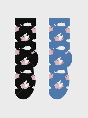 Foozy&#39;s Socks Flying Pigs
