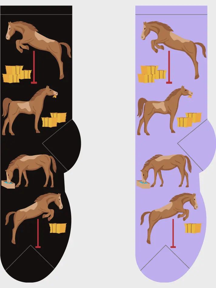 Foozy&#39;s Socks Horse Jumping