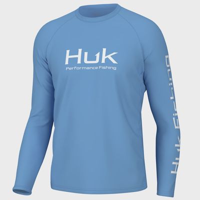 Huk Marolina Blue Pursuit Performance Shirt
