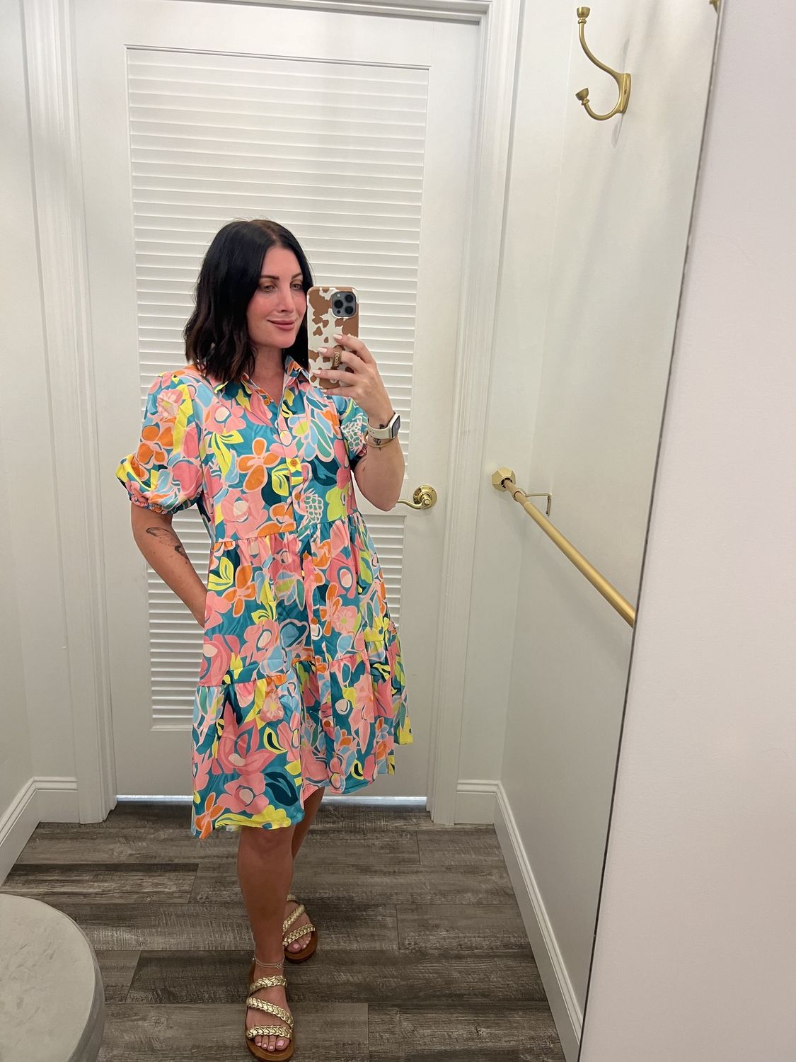 ONLINE EXCLUSIVE Button Up Floral Dress