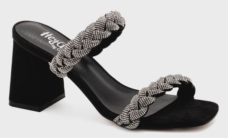 Corkys Black French Kiss Wedges