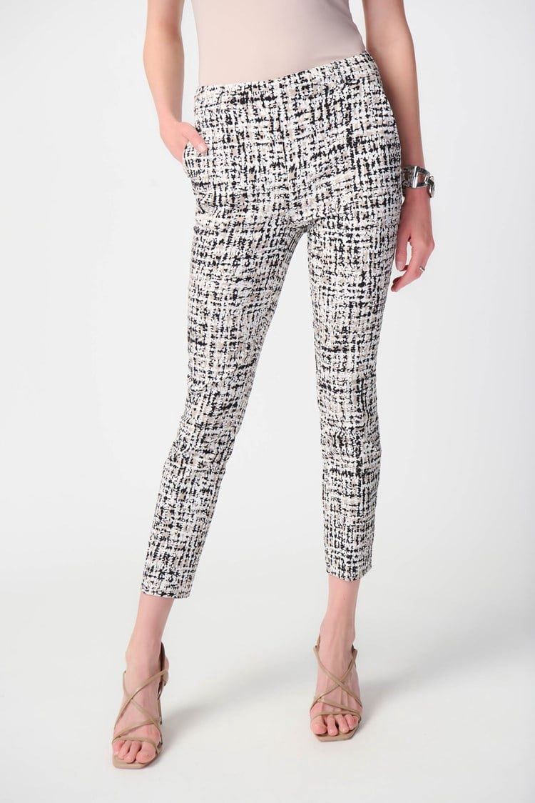 Joseph Ribkoff Abstract Print Millennium Pull-On Pants