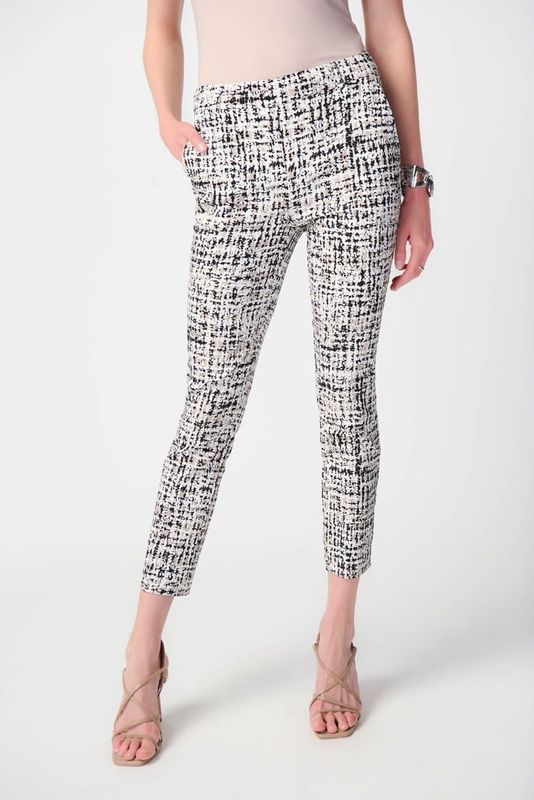 Joseph Ribkoff Abstract Print Millennium Pull-On Pants