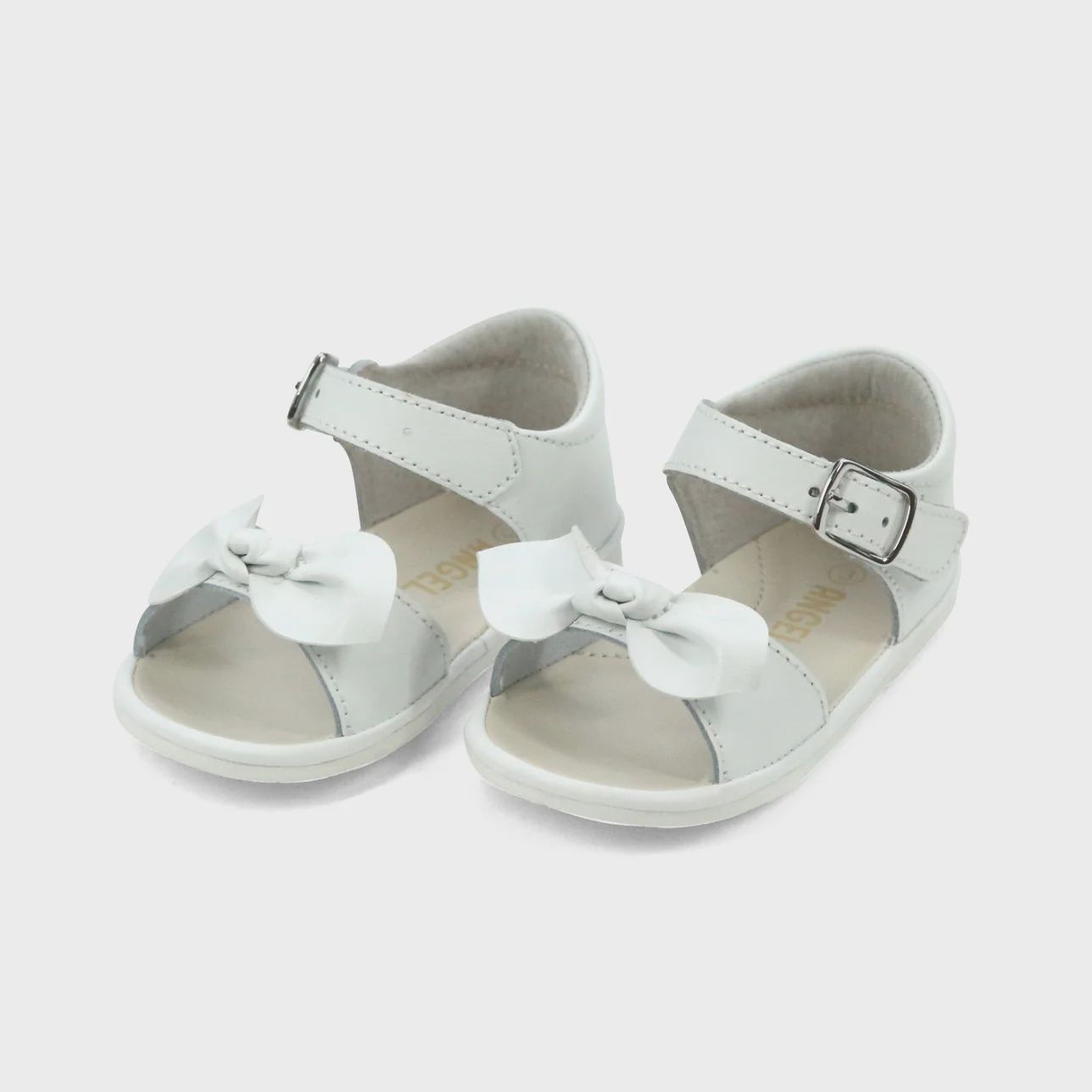 L&#39;Amour Jolie Bow Sandal - White