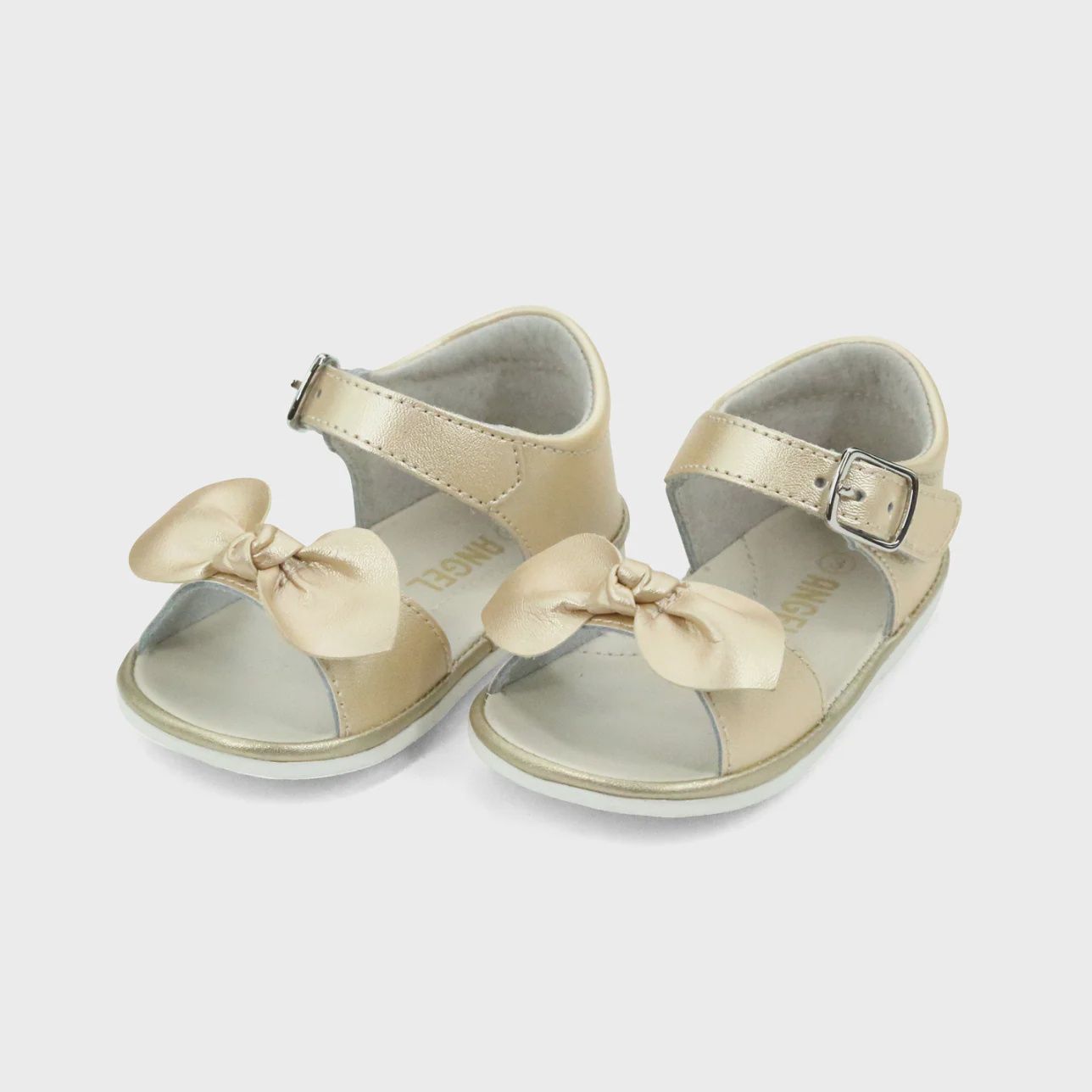 L&#39;Amour Jolie Bow Sandal - Champagne