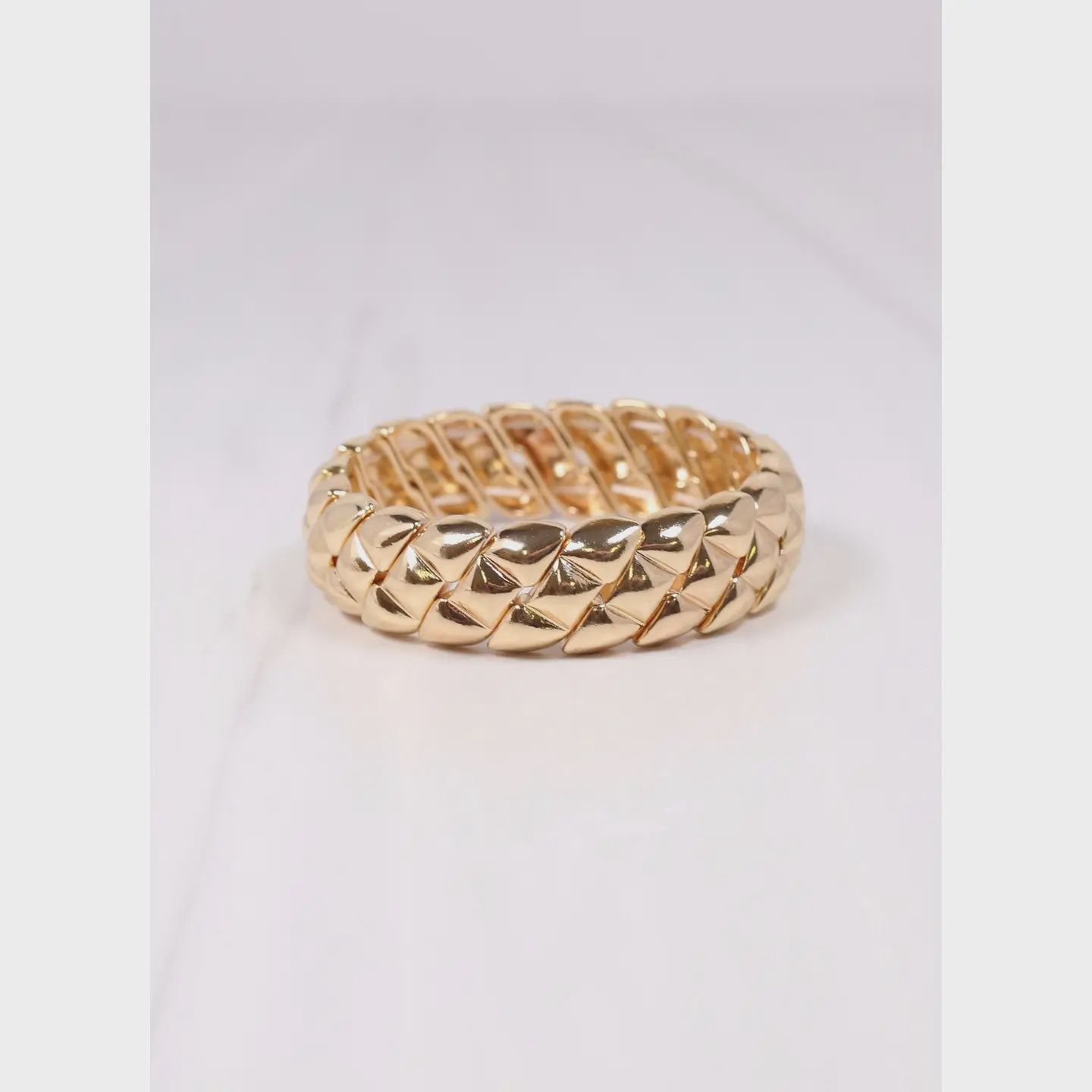 Caroline Hill Killam Metal Bracelet Gold