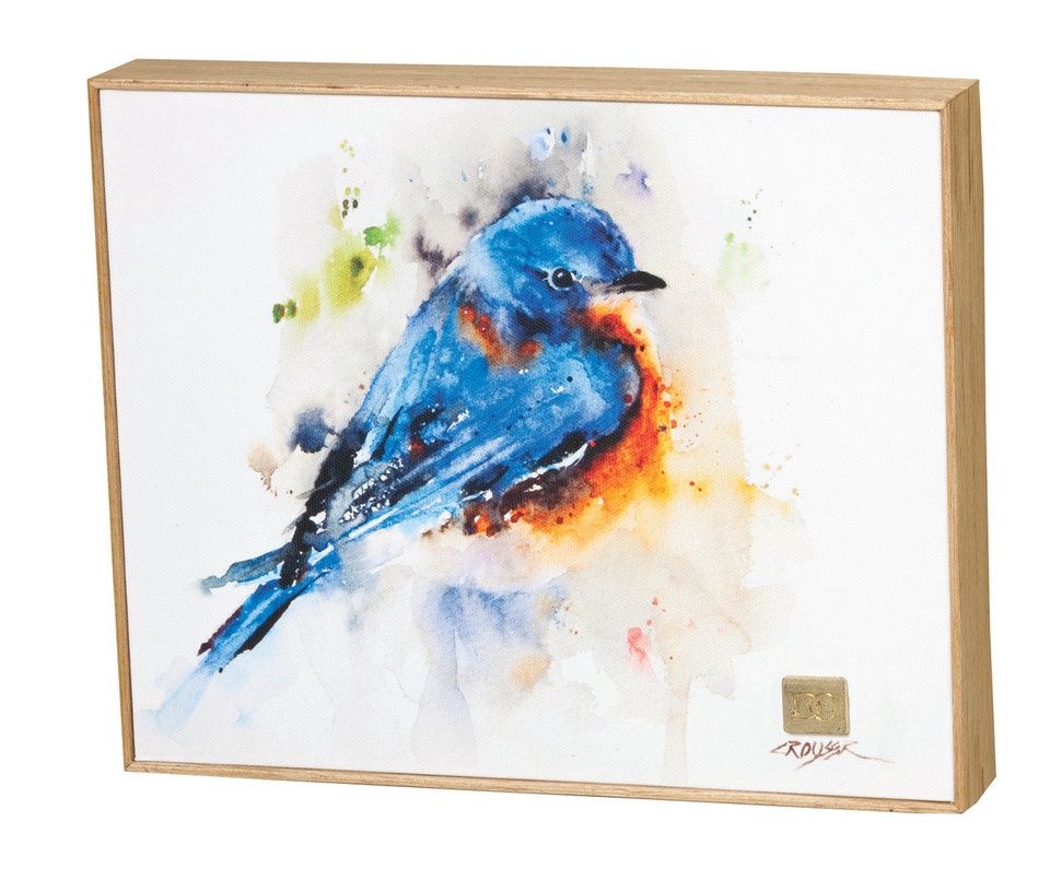 Springtime Bluebird Wall Art