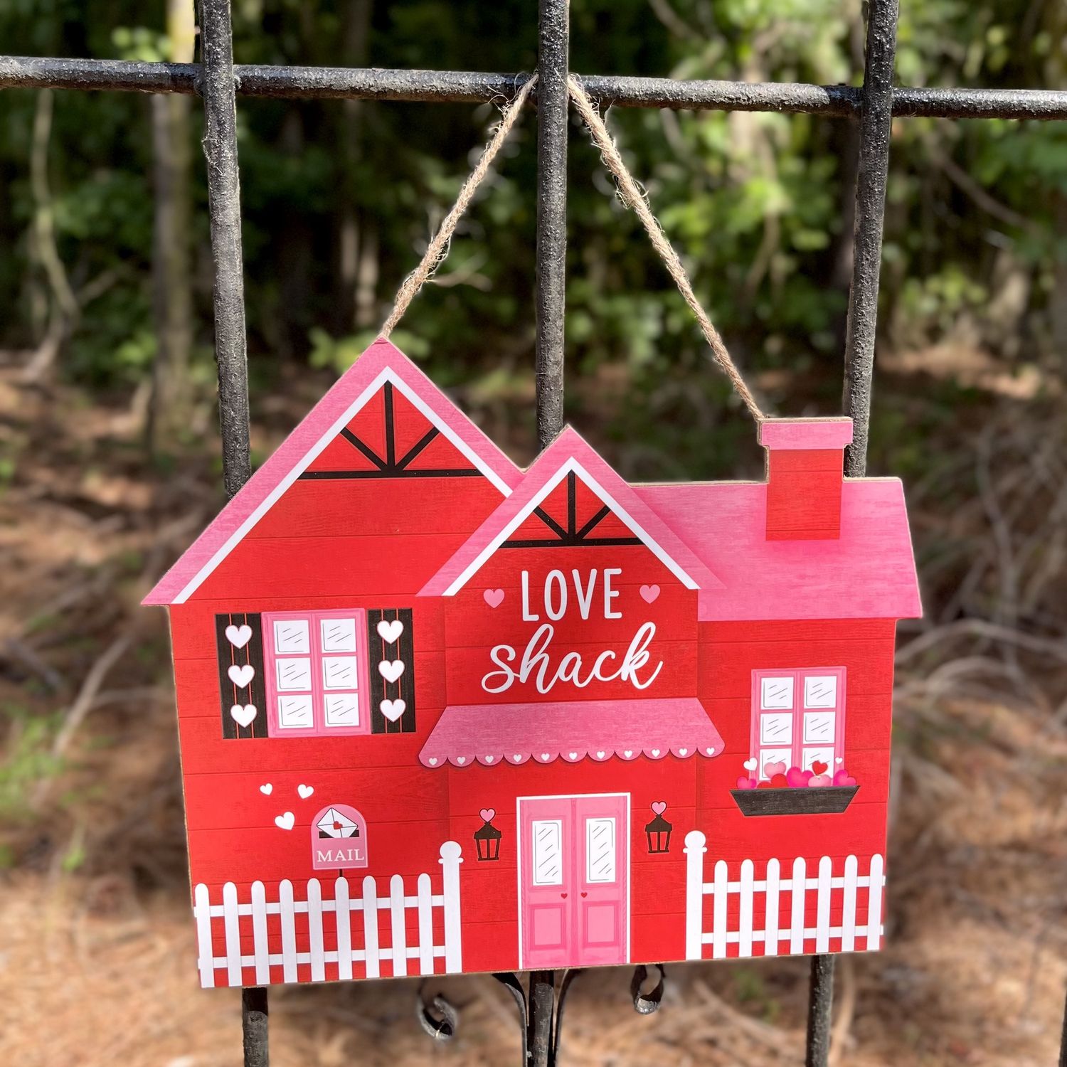 Love Shack Wooden Sign