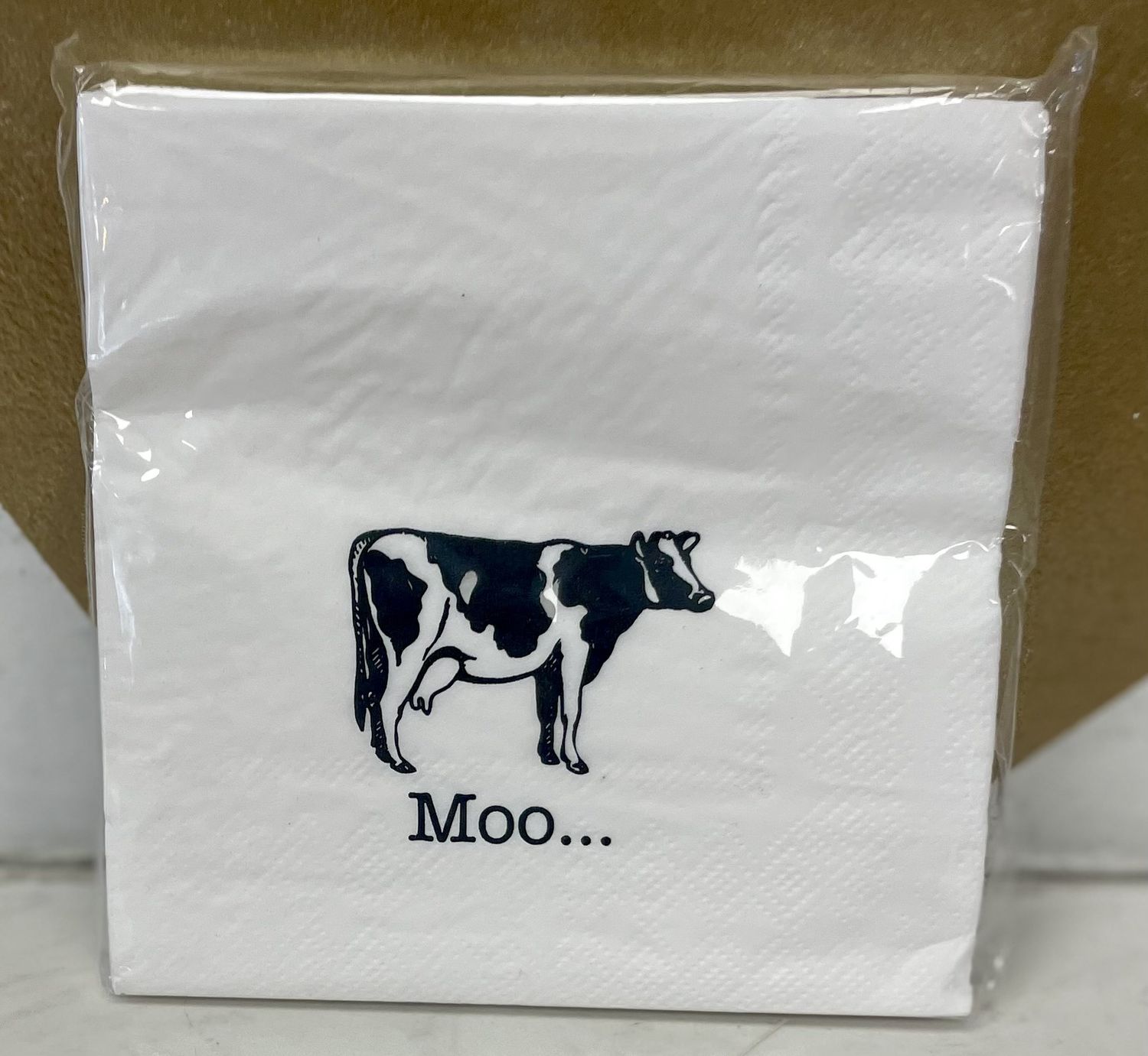 Farm Animal Napkins, Style: Cow