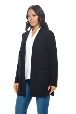 Aryeh Black Maggie Open Front Coat