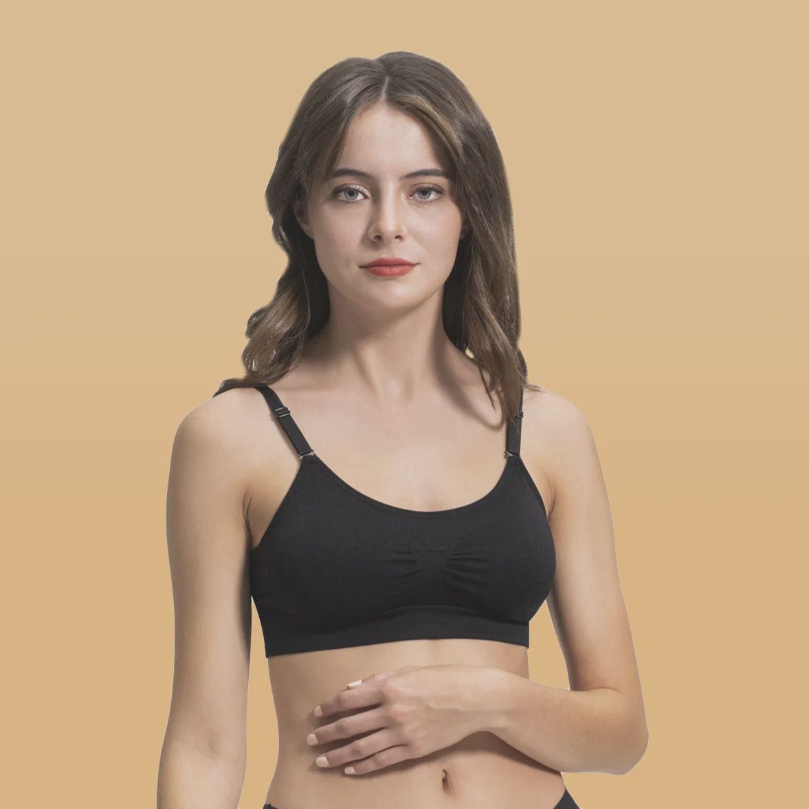 Joy Bra Black Scoopneck Bra