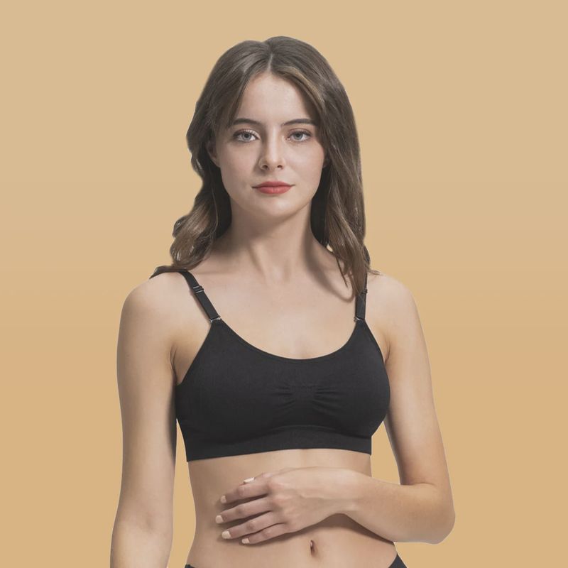 Joy Bra Black Scoopneck Bra