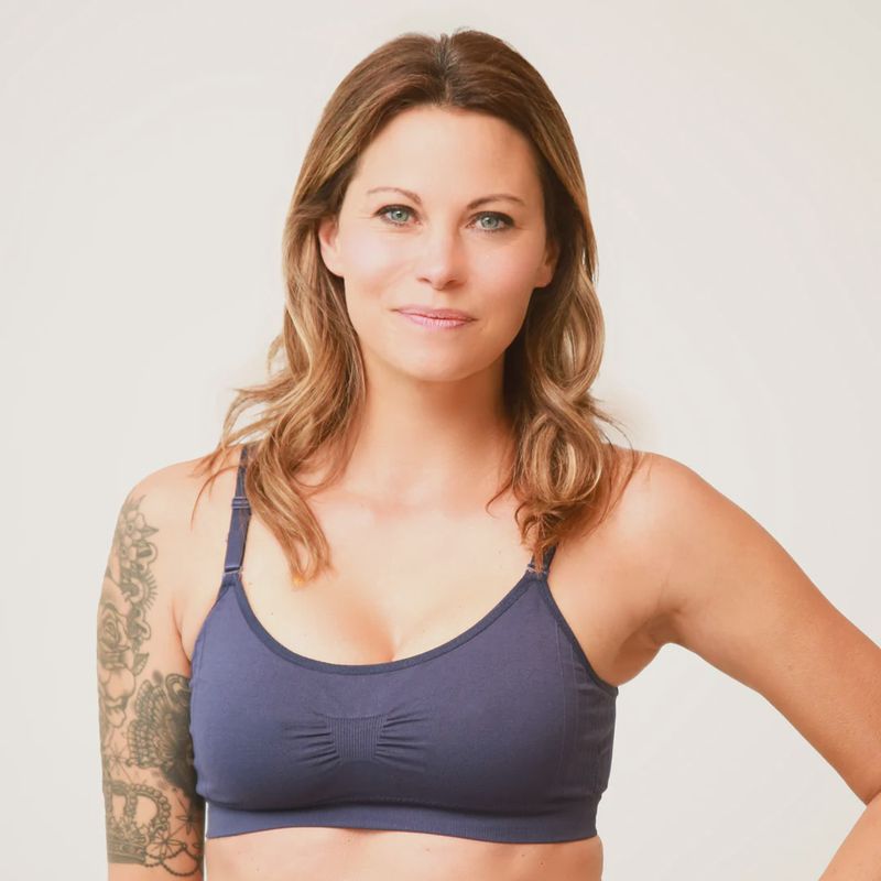 Joy Bra Navy Scoopneck Bra