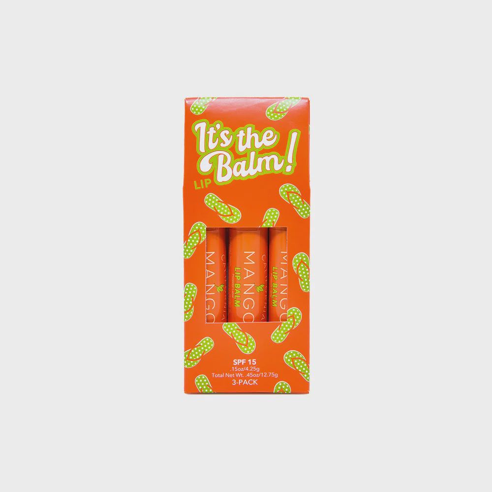 California Mango It&#39;s the Balm! 3-Pack Lip Balm