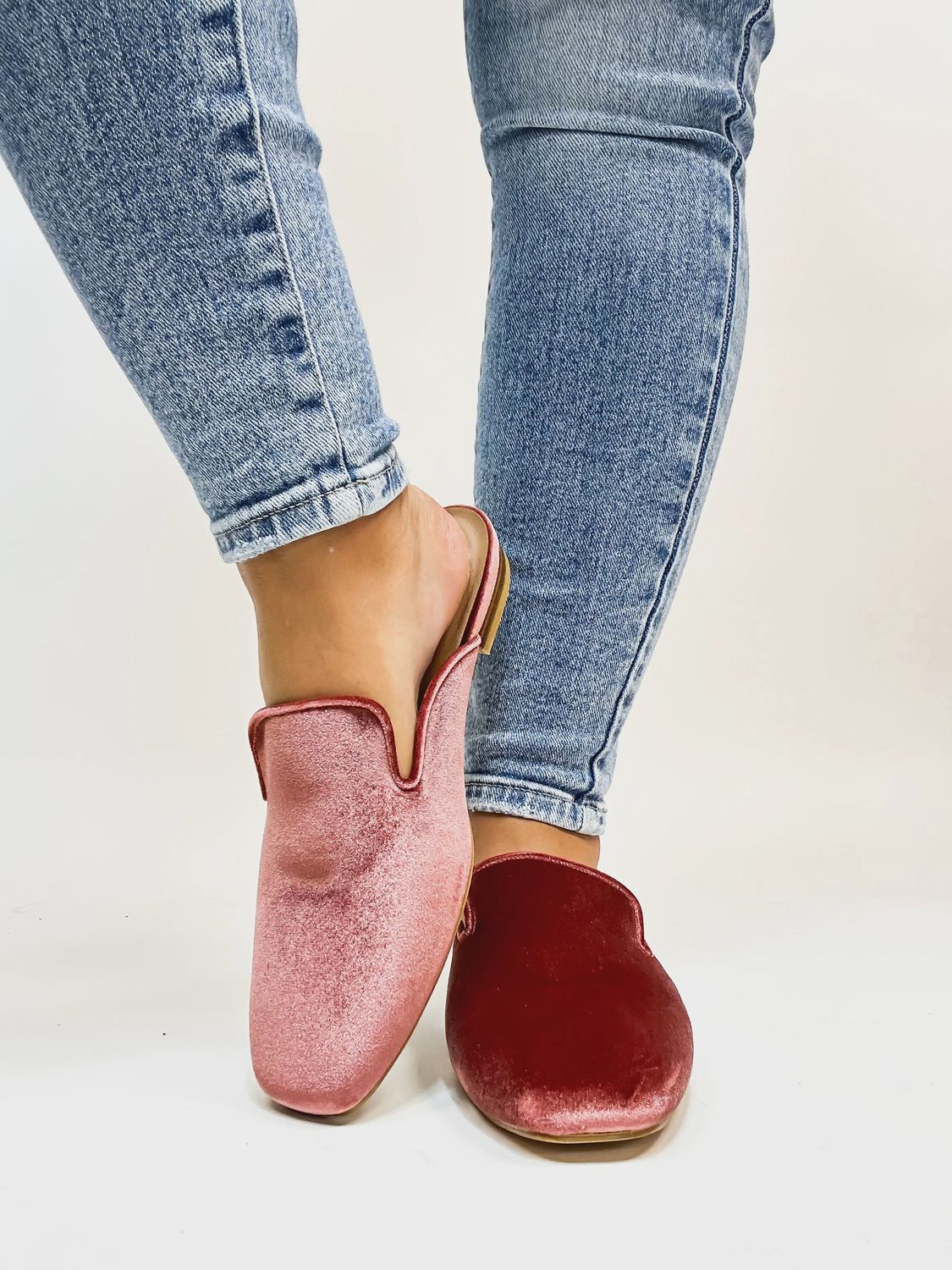Corkys Blush Velvet Spotlight Slip-On Shoe