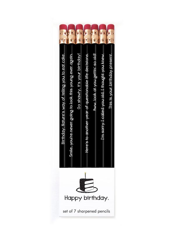 Snifty Quotable Pencils Happy Birthday
