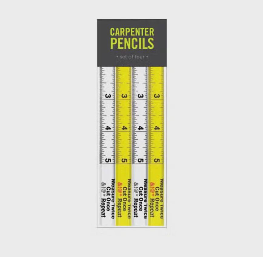 Snifty Carpenter Pencils Cut Once