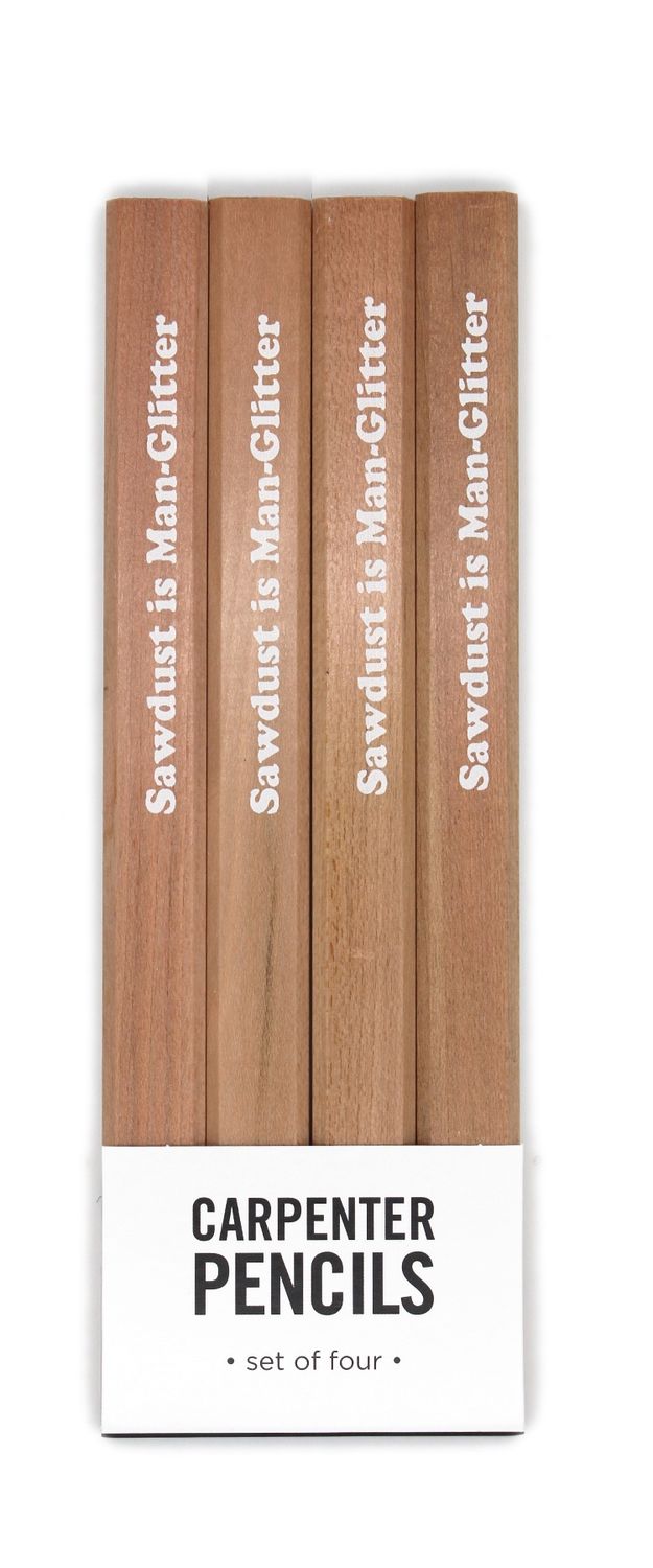 Snifty Carpenter Pencils Sawdust is Man-Glitter