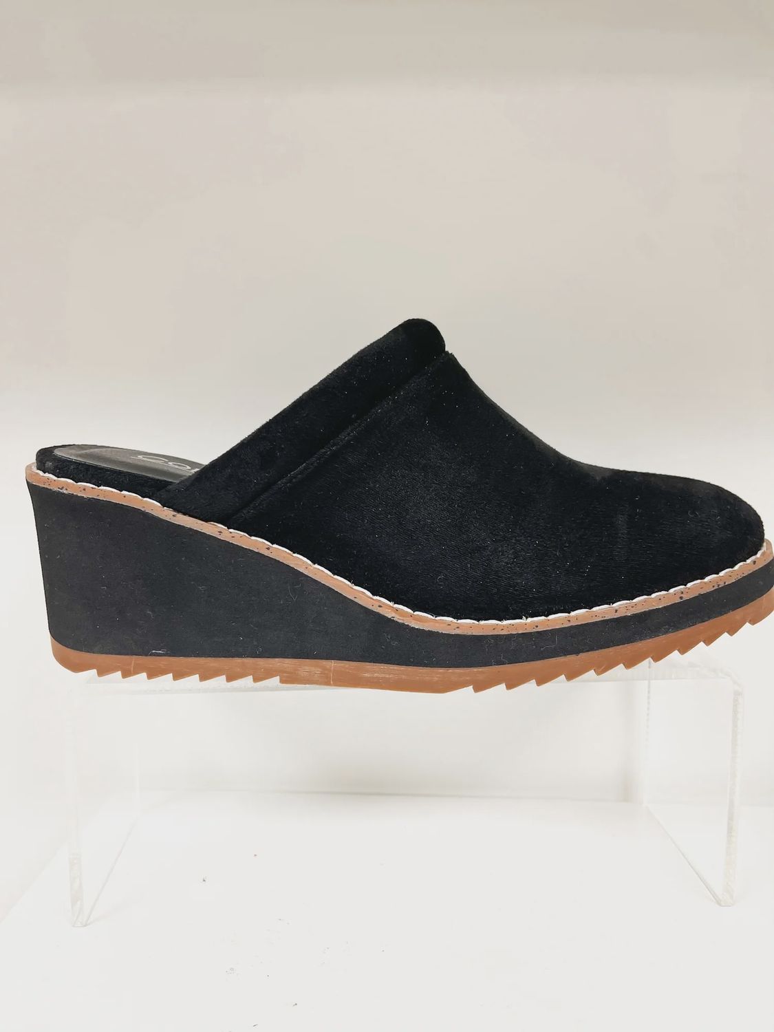 Corky&#39;s Black Faux Suede Skedaddle Shoes
