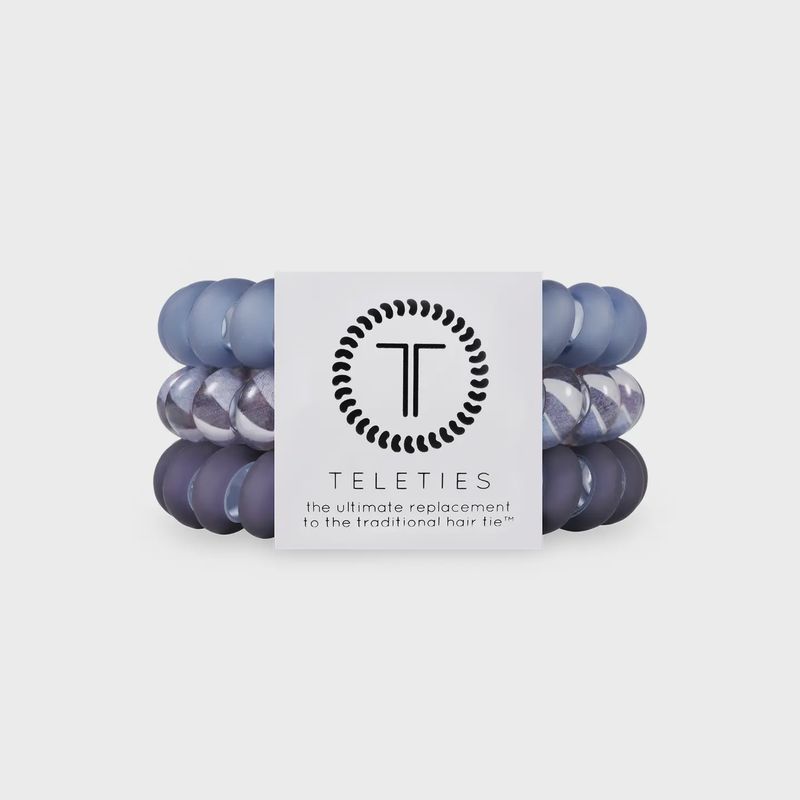 Teleties Midnight Rain Large Hair Ties