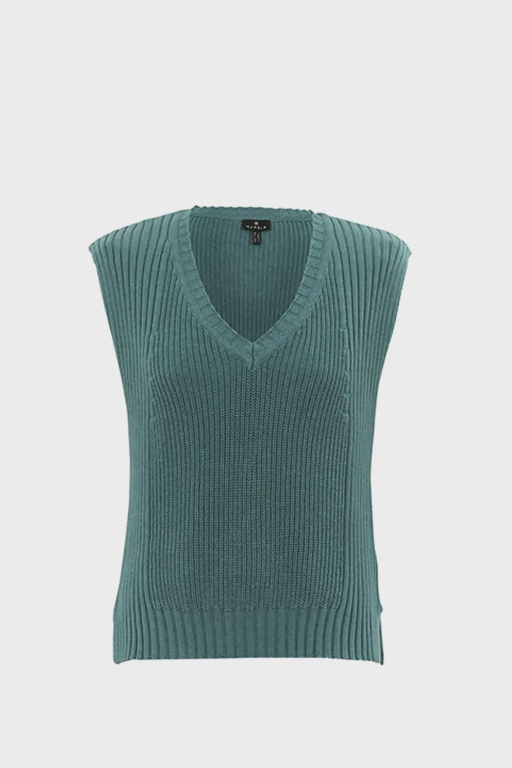 Marble Fashions Sea Foam Relaxed Fit Tank Sweater