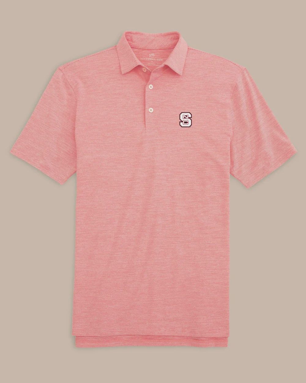 Southern Tide NC State Driver Spacedye Polo Shirt