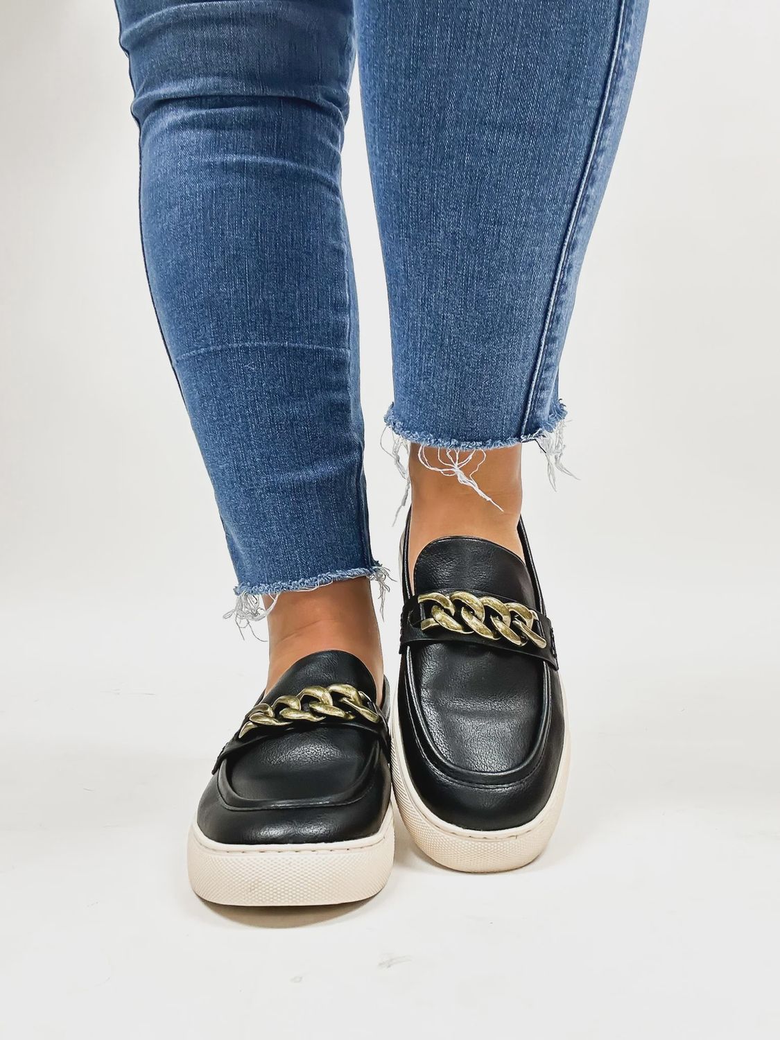 Corkys Black Chain Reaction Shoes