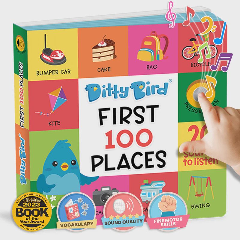 Ditty Bird 100 Places Sound Book