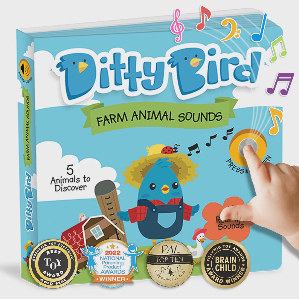 Ditty Bird Farm Animal Sounds Book