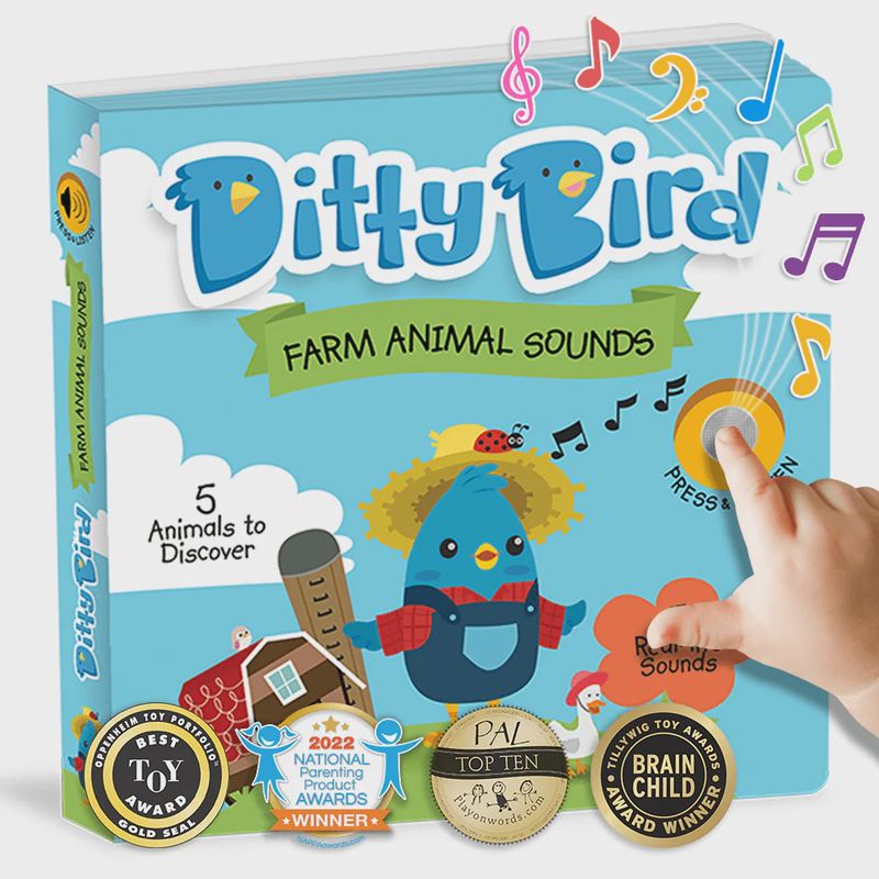 Ditty Bird Farm Animal Sounds Book