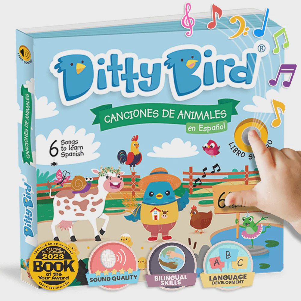 Ditty Bird Canciones de Animales en Español Book