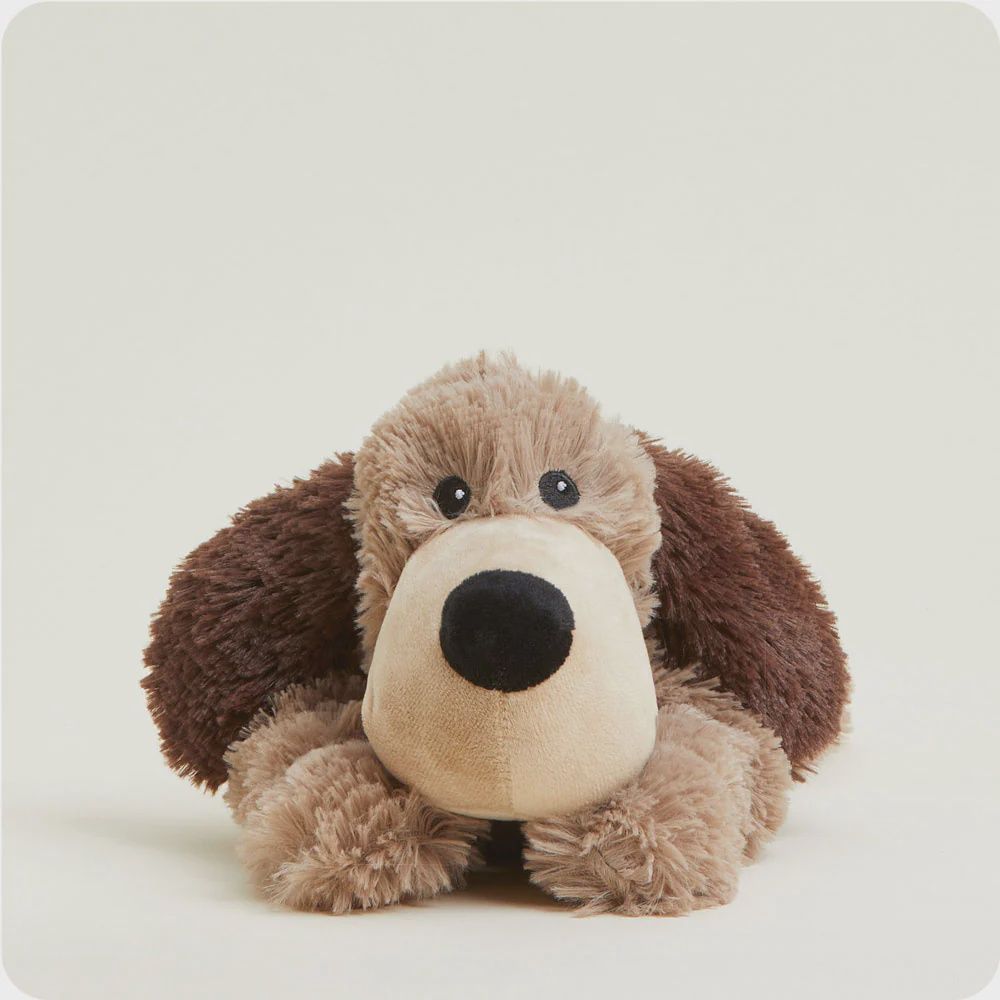 Warmies Brown Dog Microwavable Plush