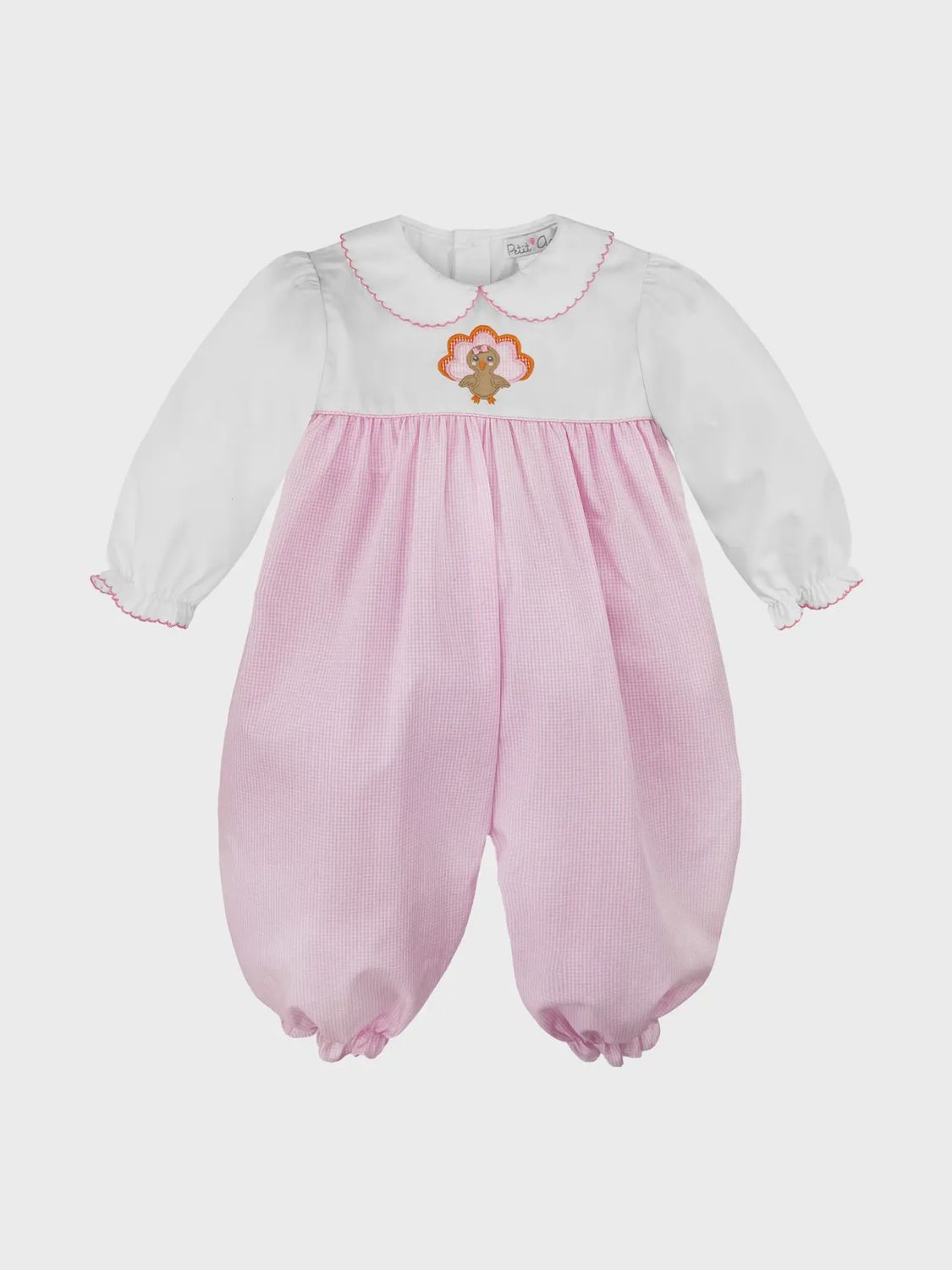 Pink Turkey Applique Longall