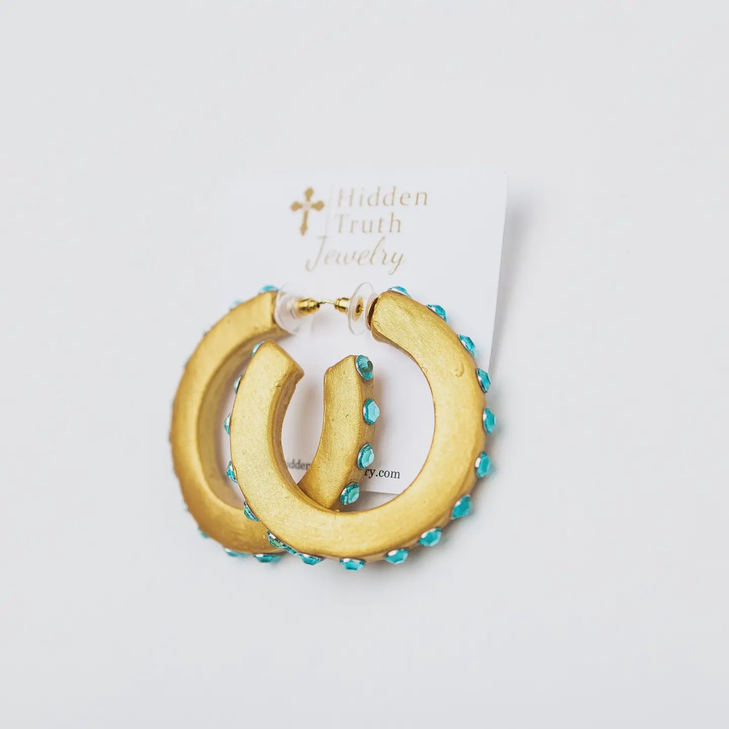 Hidden Truth Jewelry Turquoise Hoops